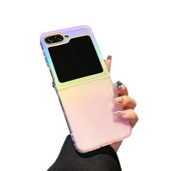 Чехол-книжка Samsung Z Flip7: Магнитный, Однотонный, Блестящий, Не желтеющий чехол для складного экрана