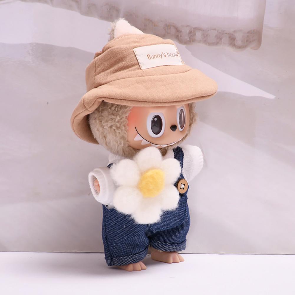 17 см Labubu Кукольная одежда Модная одежда Толстовки Кукольная одежда Цветовые толстовки Кукольные аксессуары Милые украшения Маленькая одежда