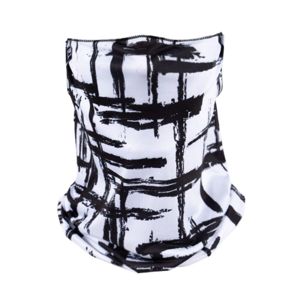 Дышащий прохладный шарф для лица эластичный шарф-балаклава для лица шелковая бандана лето