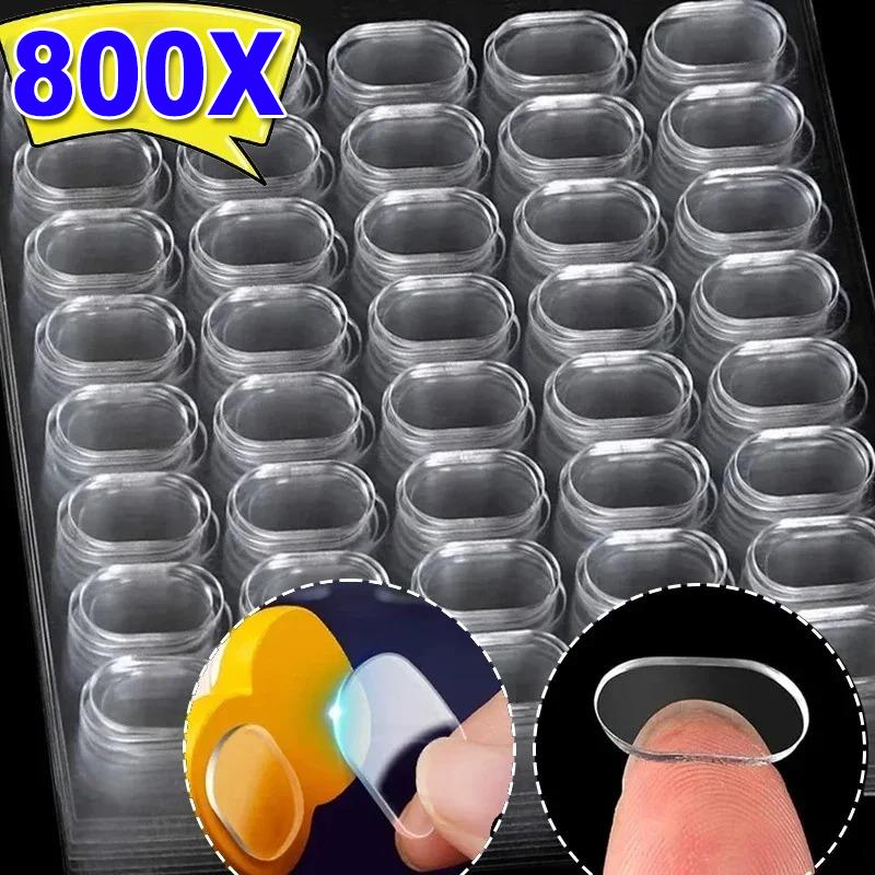 Clear Gel Glue Pads,Double‑sided Removable Adhesive Dots No Trace Sticky Patch for Wall Hanging Poster Doll Crafts Home DIY Decoration Use