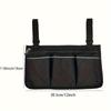 Wheelchair Side Armrest Bag, Portable Versatile Storage Hanging Bag, Wheelchair Pouch With Side Pockets