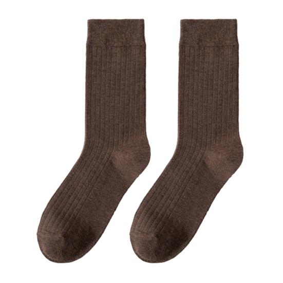 1 пара мужских деловых носков, высокая эластичность, противоскользящие, дышащие, мягкие, впитывающие пот, противоусадочные спортивные хлопковые носки