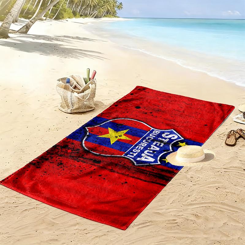 FCSB Print Beach Towel, Large Soft Quick Dry Towel for Beach Camping Swimming
