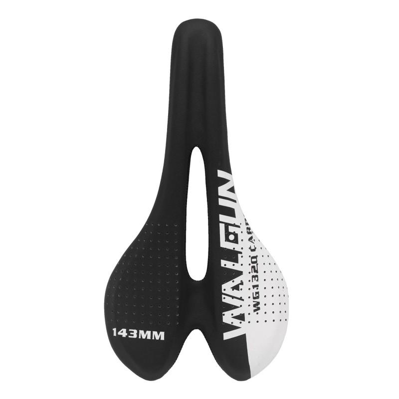 WALGUN WG1320 Carbon Fiber Bike Saddle Ultra Light Road Mountain Bicycle Seat 166mm 143mm