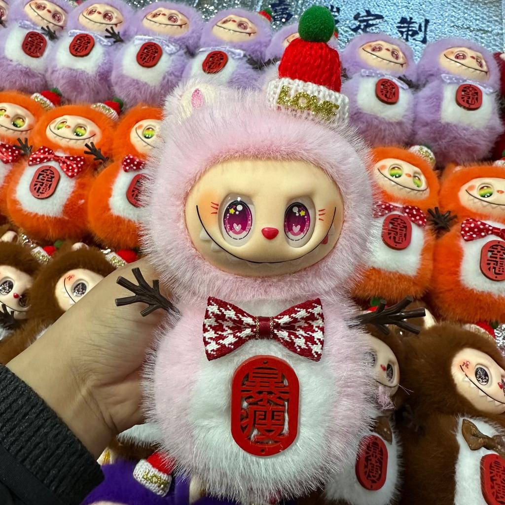 Новогодний снеговик Плюшевый кулон Подвеска для сумки-книги Брелок Подарочная кукла