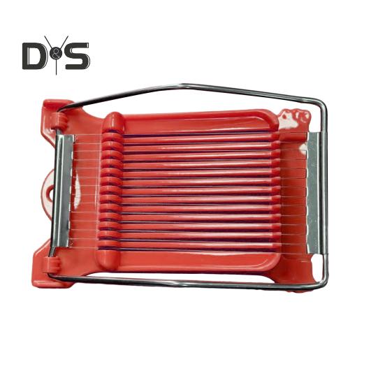 Картофельная яйцерезка Easy Press Пищевая ломтерезка Luncheon Meat Cutter с 14 проволоками из нержавеющей стали Сырорезка для мягких фруктов Тофу Фрукты дракона