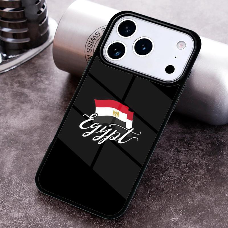 Мягкий чехол для телефона с флагом Египта для iPhone 17 16 15 14 13 12 11 Pro Max Plus 17Air Мягкий силиконовый чехол