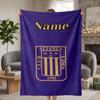 Alianza Lima Custom Flannel Blankets Soft Warm Cozy Throws for Home Decor Holiday Gifts