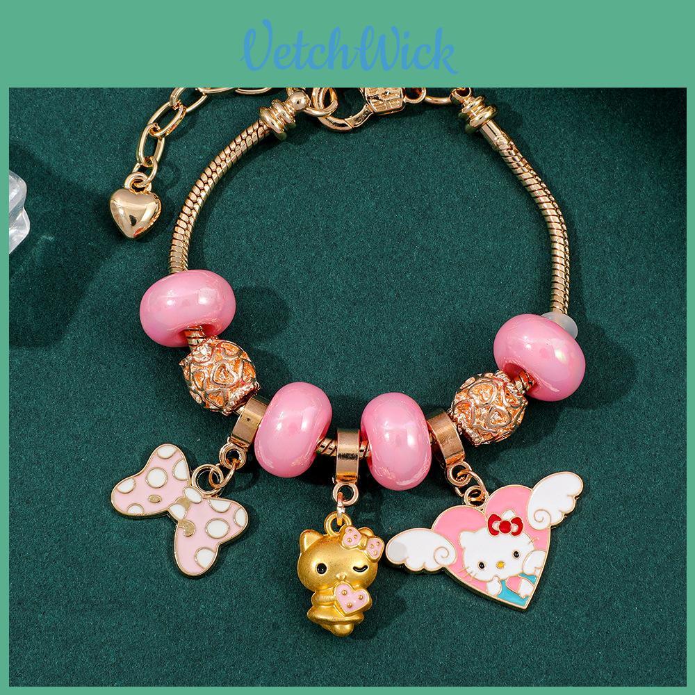 Детский браслет-шарм Hello Kitty из сплава цинка для подарка