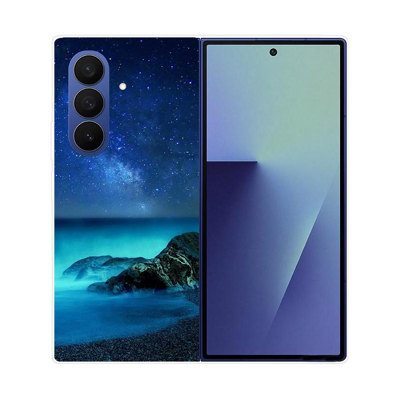 Роскошный прозрачный чехол для Samsung Galaxy Z Fold 7 5G, задняя крышка, прозрачный жесткий ПК, ударопрочный защитный корпус для Samsung Z Fold7