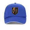 Vegas Fashion Casual Unisex Golden Knights Baseball Cap Fashion  Striped Metal Helmet Print Cool Unisex Hip Hop Hat