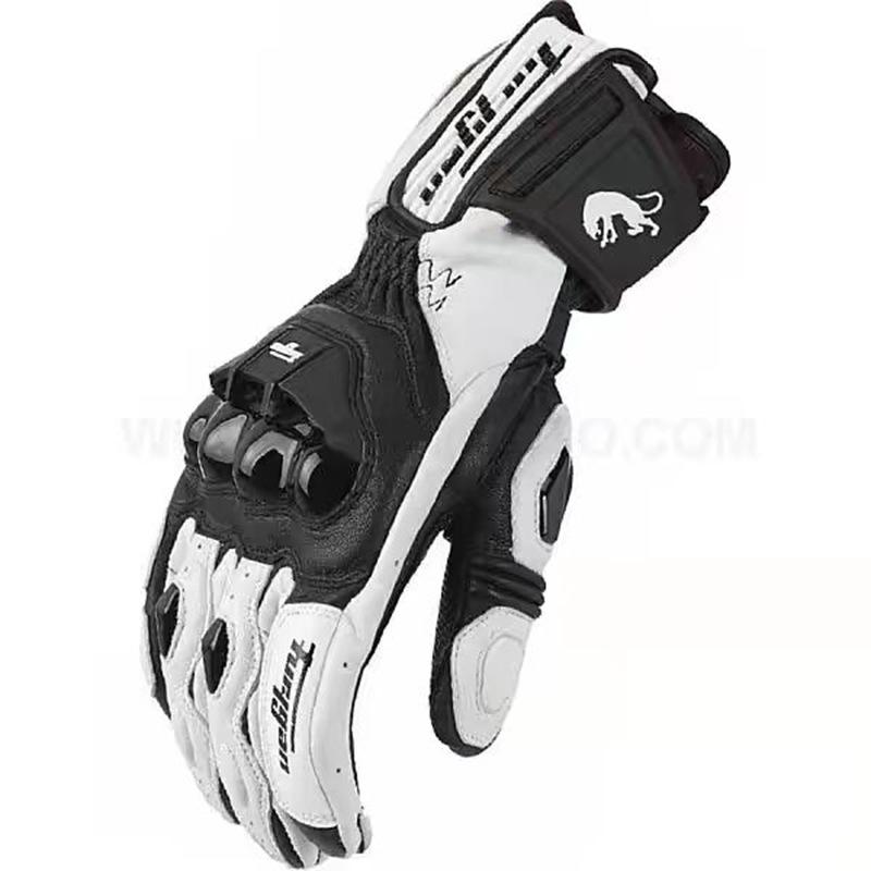 Professional Motorcycle Gloves Red White Off-road Racing Motos Gloves Drop Resistance Outdoor Luvas Black Suvs Full Long Style