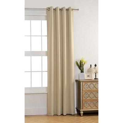 Шторы Блэкаут - Bazarim - 140x260 см - Бежевый - Комплект из 2 панелей - 100% Полиэстер
