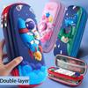 Double-layer Pen Box 3D Pen Bag Portable Stationery Organizer  Girls Boys