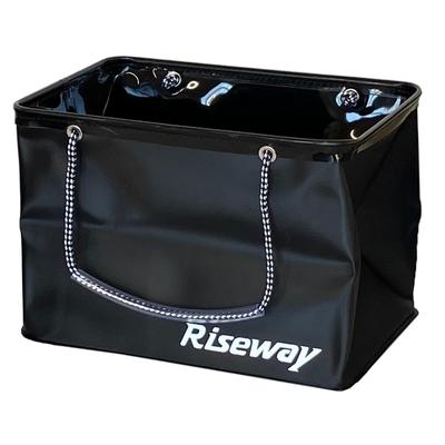 Складная сумка для рыбалки Riseway Rock Fishing 36 см, черная UEV-044 (Без крышки)