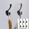 4pcs Wall Hook Clothes Hook Bathroom Towel Wall Organizer Durable Hanger Hooks Key Hat Bag