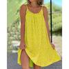 Summer Girl Dress With Watermark Print And Loose Fit For Casual Wear