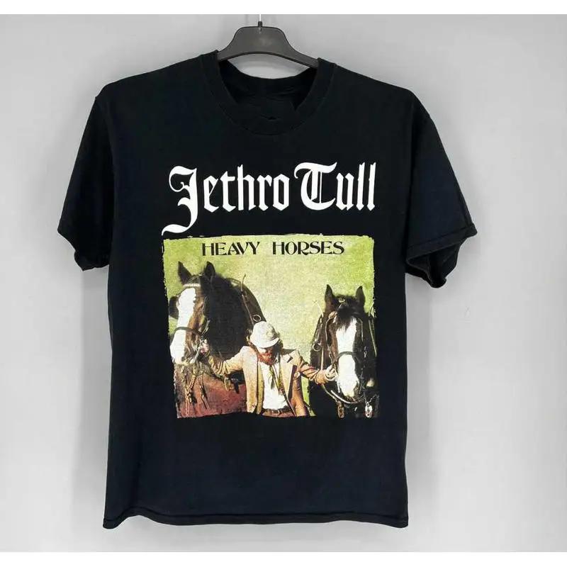 Винтажная футболка Jethro Tull Heavy Horses Tour Хлопок S 4XL Pp378