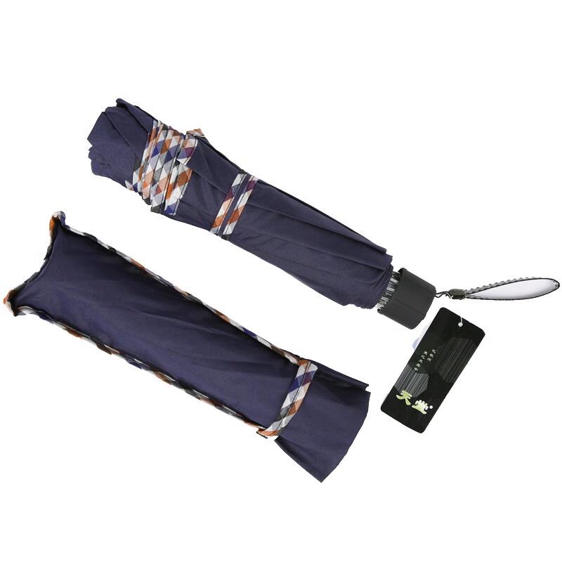 Увеличенный усиленный трехскладной зонт Paradise Umbrella от солнца/дождя, деловой