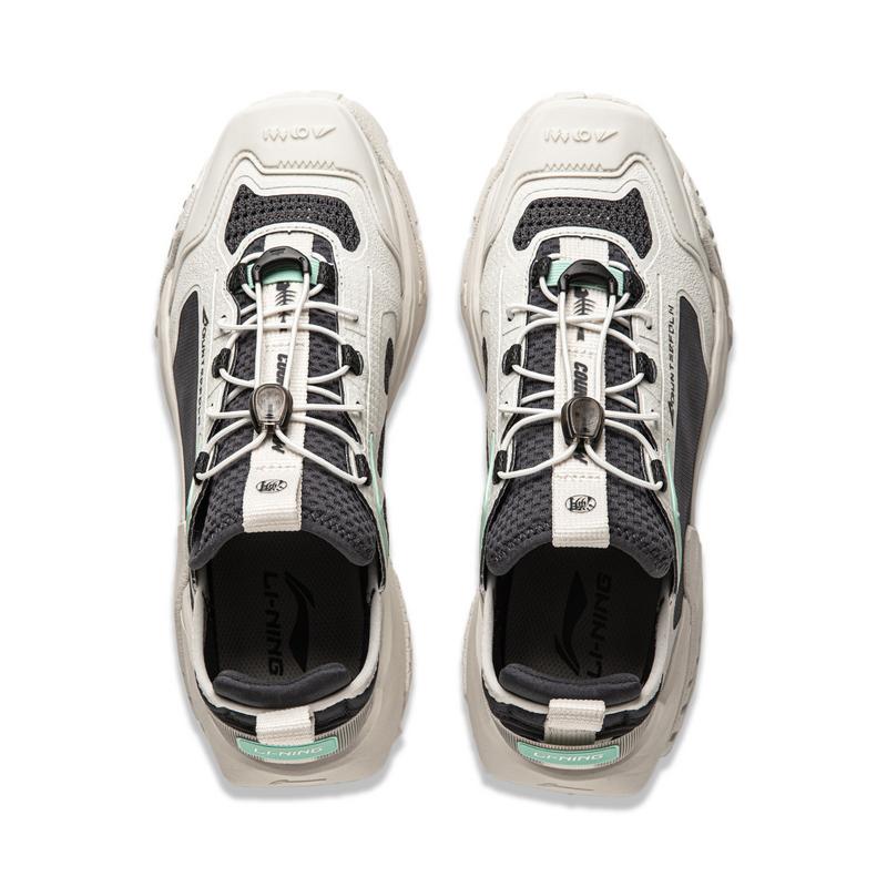 Li Ning CF Su Series Lin Chuan SS амортизирующие износостойкие низкие повседневные кроссовки для женщин белый черный AGLU144-2