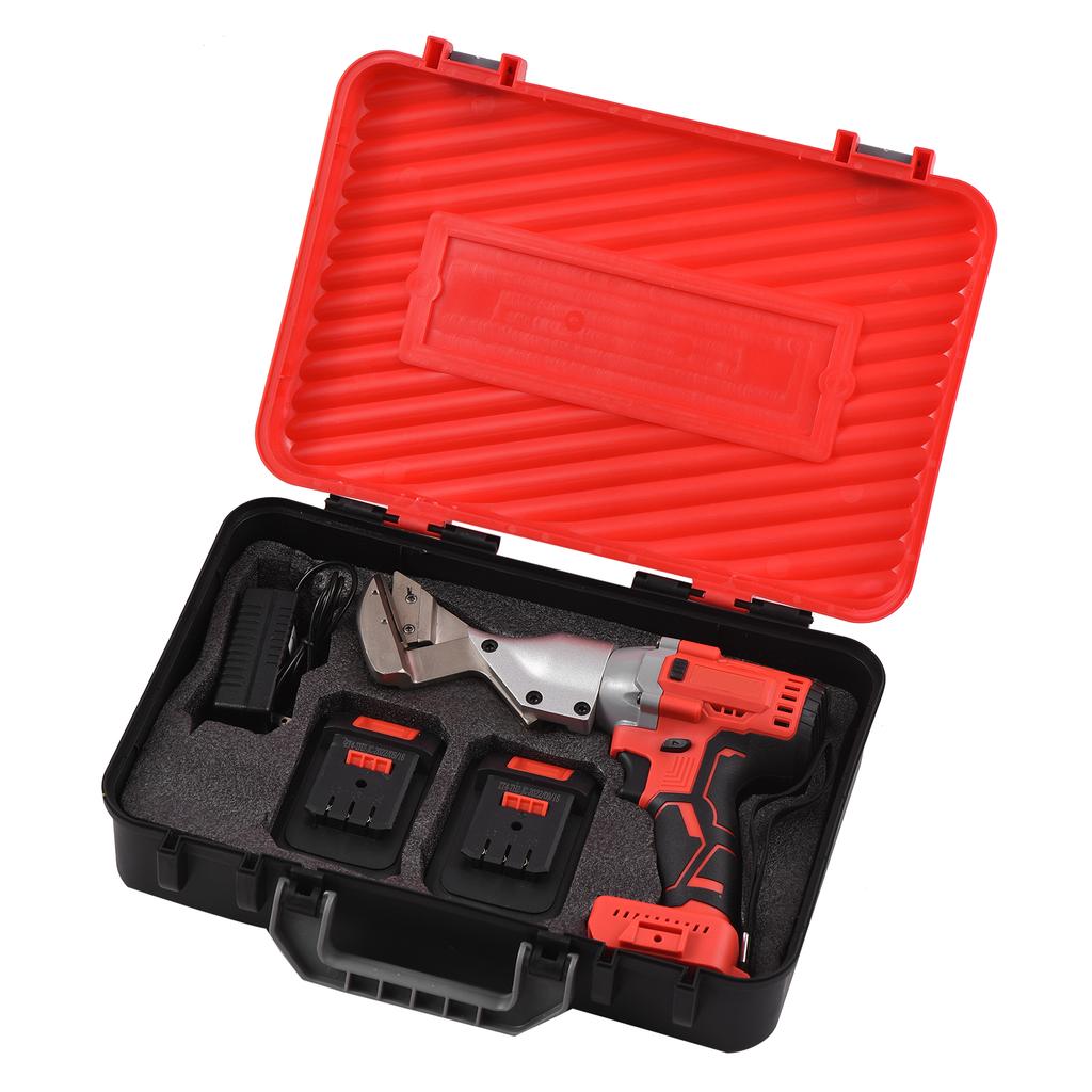 21 В, бесщеточные мини-аккумуляторные ножницы для жести, 2,0 Ач, электрические ножницы с литий-ионной аккумуляторной батареей