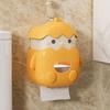 Cartoon Wall Mounted Tissue Holder Chick Shape Bathroom Sundries Storage Box  Living Room