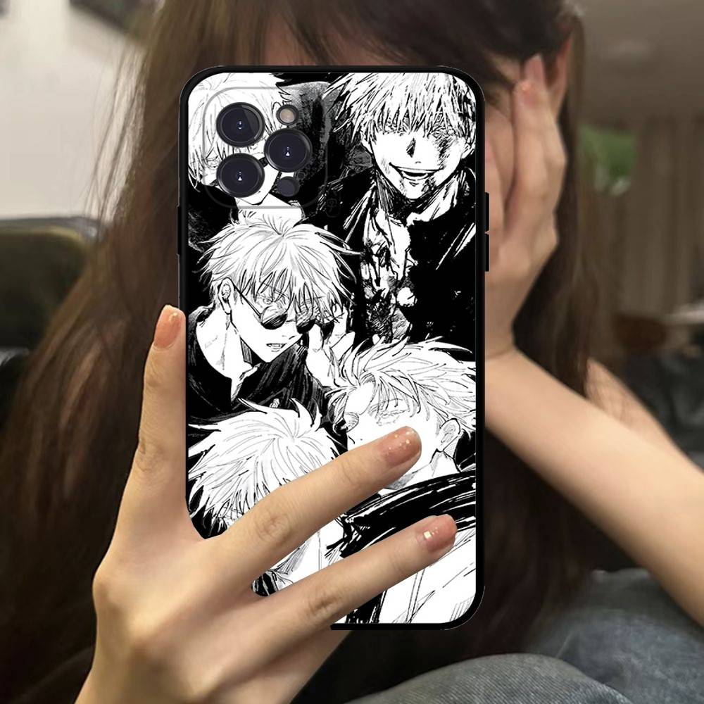 Чехол для телефона Jujutsu Kaisen Сатору Годжо Комиксы Для IPhone 13 12 11 17 Pro Max 17 15 16 14 Plus 17Air