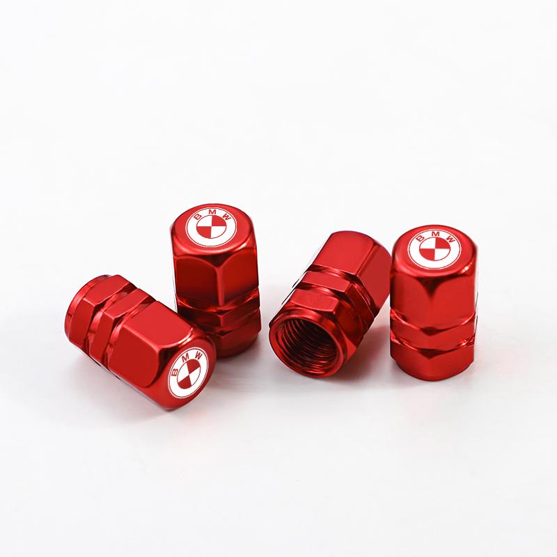 4Pcs Metal Car Tire Valve Core Cap Wheel Valve Cover For BMW G30 G20 G05 F30 F10 E90 F20 E60 X4 X5 X6 G20 G05 G11 E48 Auto Parts PZ8