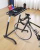 VEVOR Birou pentru Ciclism, Birou Pliabil Mobil Multifuncțional cu Trainer de Bicicletă și Bandă de Alergare cu Roți Blocabile