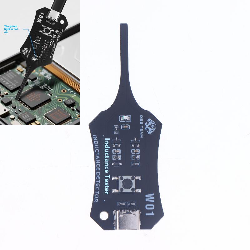 1 шт. Материнская плата детектора Индукционная катушка Инструмент для быстрой проверки детектора Для ремонта ПК Электромагнитная проверка Тестер индуктивности