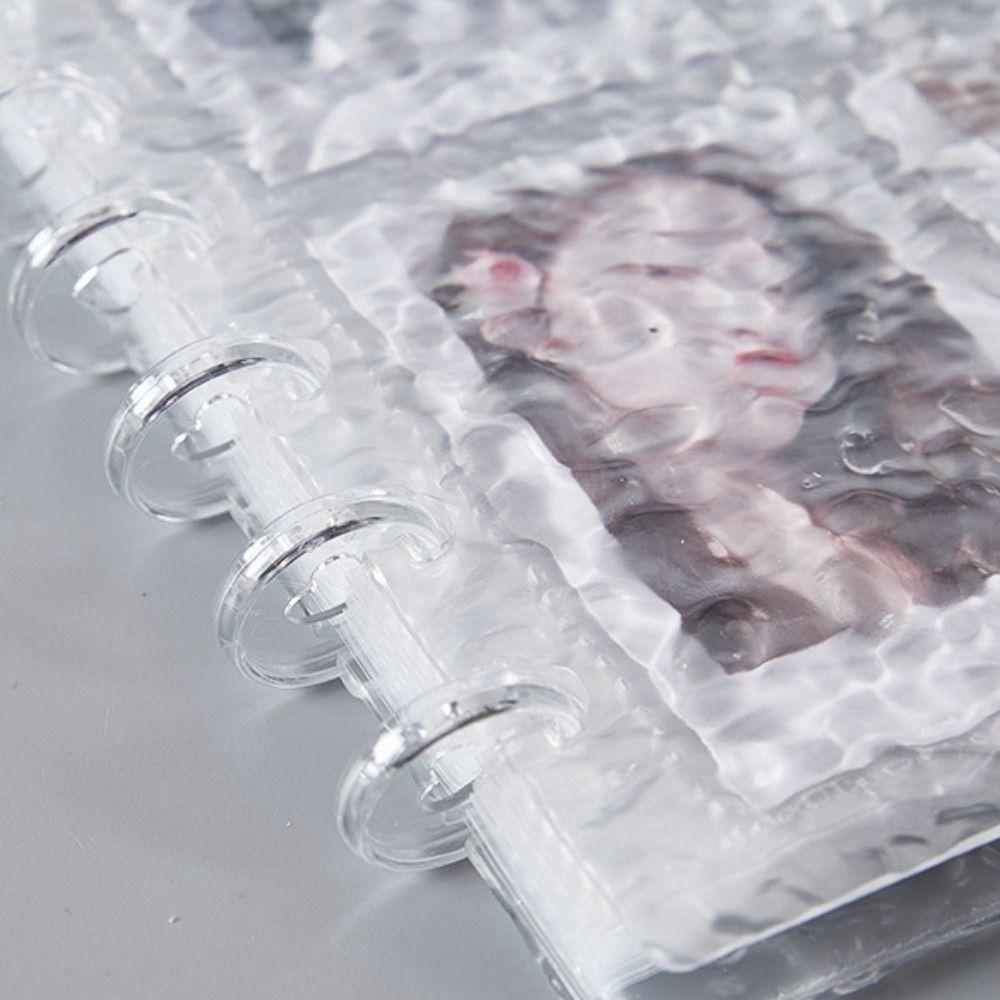 Transparent Acrylic Photo Album 3 Inches Idol Picture Protector Durable Card Holder  School