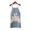 Oil Proof Kitchen Apron Cute Puppy Work Apron Easy To Clean Resistant To Dirt Clothes  Cooking