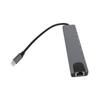 8‑in‑1 Hub Type‑C to HDMI RJ45 PD USB Docking Station Type‑C Hub Splitter Converter Adapter