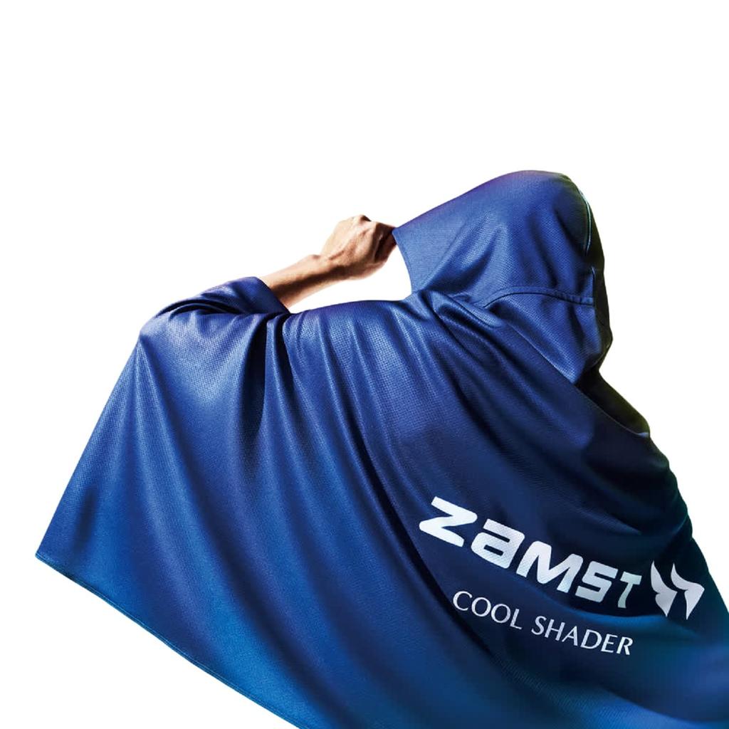 Zamst TV Featured Cooling Poncho -15 Below Skin Temperature Towel Cool Shader Face Cover Heat Prevention Sunburn UV Protection Tennis Soccer Golf Pool