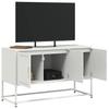 Vidaxl Szafka Pod Telewizor, Biała, 100,5X39X60,5 Cm, Stalowa