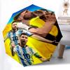 Ronaldo's Legacy: Number Journey Folding umbrella Suitable for all seasons durable printing Three folds Umbrella