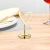 Stainless Steel Seat Card Holder Banquet Greeting Card Stand Hotel Restaurant Buffet Menu Clip Wedding Party Table Name Card Holder Home Supplies