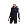 adidas Женская куртка в полоску с капюшоном и застежкой-молнией Legend-Ink GL0804