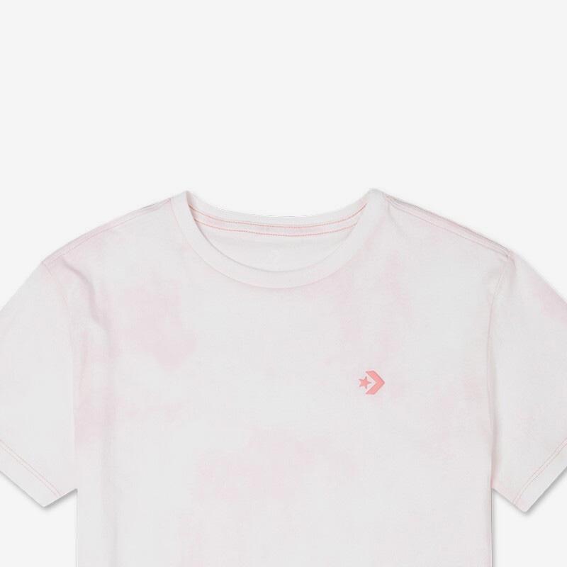 Women's T-Shirt Converse Drop Shoulder Sleeve T Shirt Women's White
