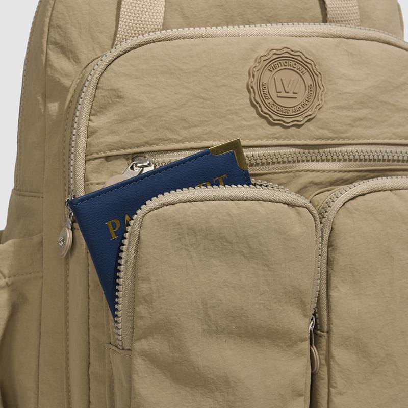 Модный женский рюкзак, водонепроницаемый, нейлоновый, с мягкой ручкой, с несколькими карманами, на молнии, для путешествий, школьные сумки, рюкзак для ноутбука