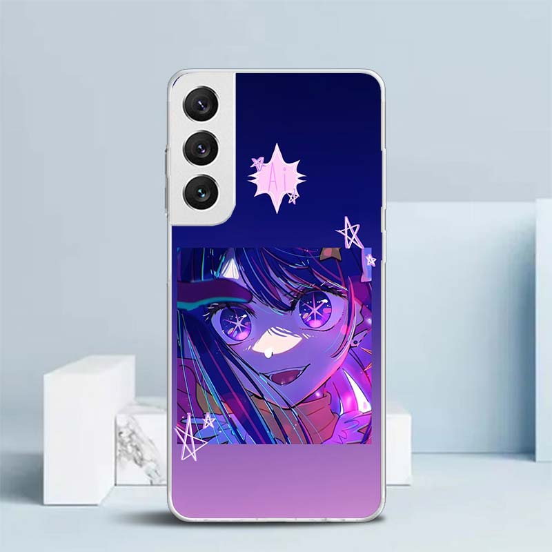 Япония Аниме Oshi No Ko Мягкий Чехол для Samsung Galaxy S25 Edge S26 S24 S23 Ultra Чехол для Телефона S22 S21 Plus S20 FE С Рисунком Она