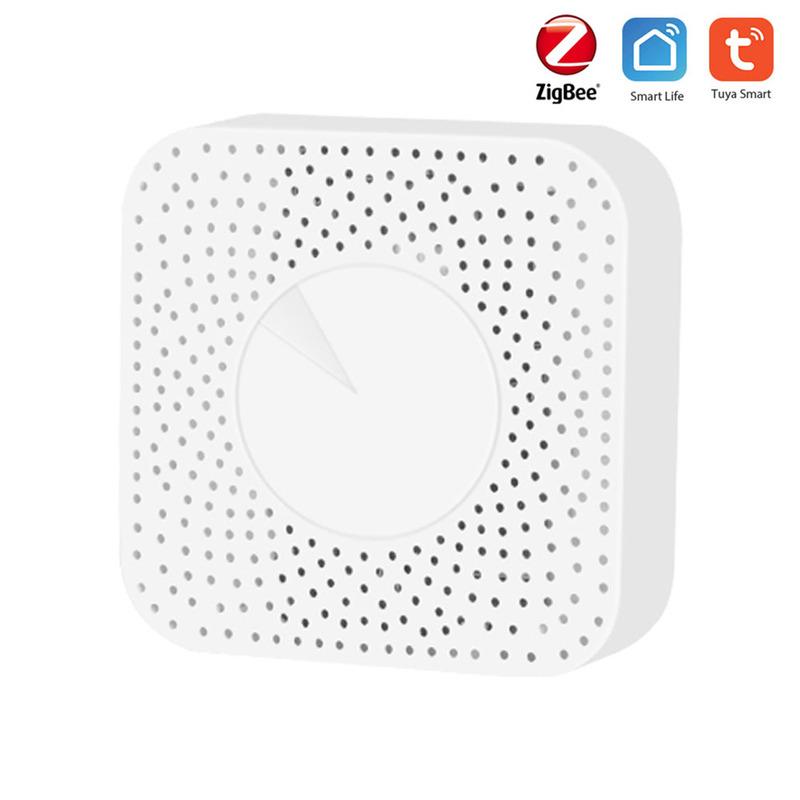 Tuya Zigbee Умный Домовой Воздуха 6-в-1 Монитор Качества Воздуха PM2.5/Формальдегид/TVOC/CO2/Температура/Влажность Детектор