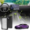 Обновленный воздушный фильтр 2025 года для Tesla Model 3/Model Y 2016-2025 [Мощная фильтрация] Замена настоящего фильтра H14 с активированным углем для Tesla Model