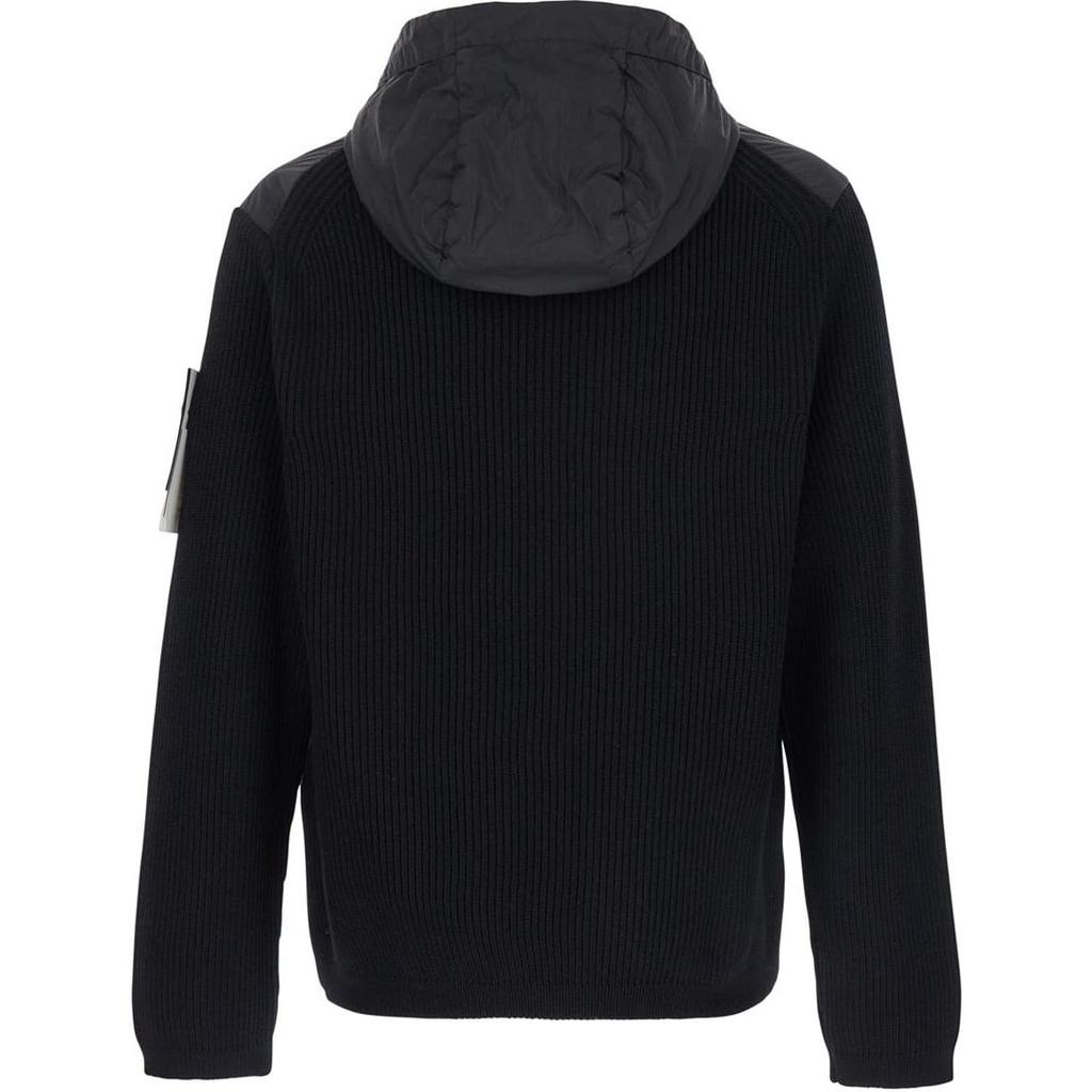 STONE ISLAND Panelled Zip Up Hooded Jacket 811545637-V0029