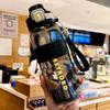 Leak Proof Colorful Plastic Cup PC Outdoor Sports Kettle Beautiful 800ml Sports Water Bottle  Gym