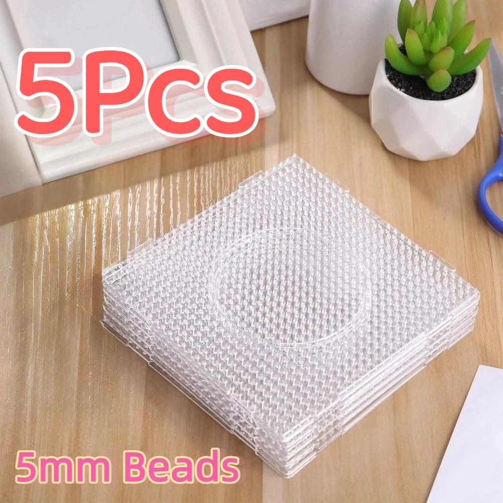 5Pcs DIY Fuse Beads Pegboards 5mm Beads Hama Beads Pegboards Melting Beads Boards Puzzle Making