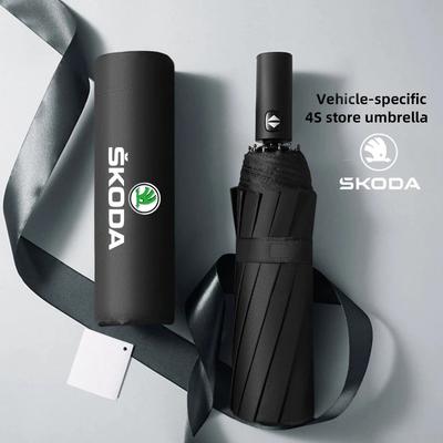 2026 Горячий Автоматический Складной Зонт Портативный Тент Для Skoda Superb Octavia Kodiaq Yeti Rapid Karoq Fabia Kamiq Enyaq Vis