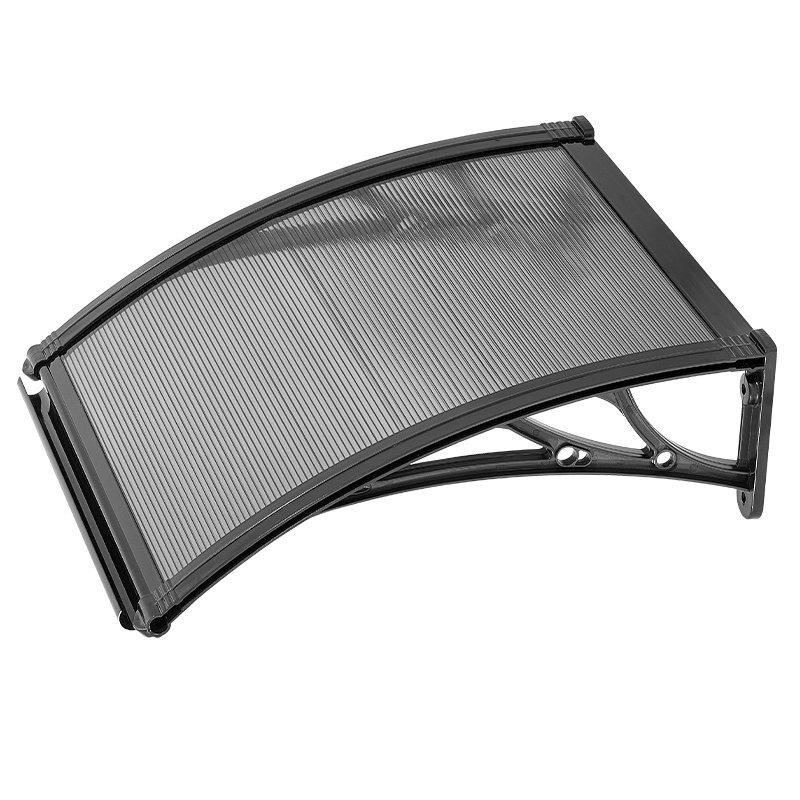 Awnings for Door Entrance, 24 x 24 in, Exterior Front Door Window Awnings with Drainage & ABS Bracket, Rain Snow Sun Protection, Overhang