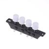 Replacement Electric Fan Button Switch Gear Button, Components, Easy to Install, 4 Keys