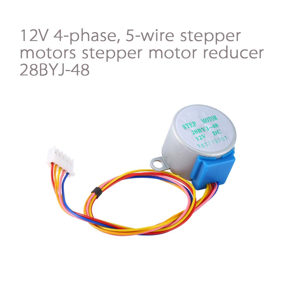 1x 12 В 4-фазный 5-проводной шаговый двигатель 28BYJ4812V для проекта «сделай сам»